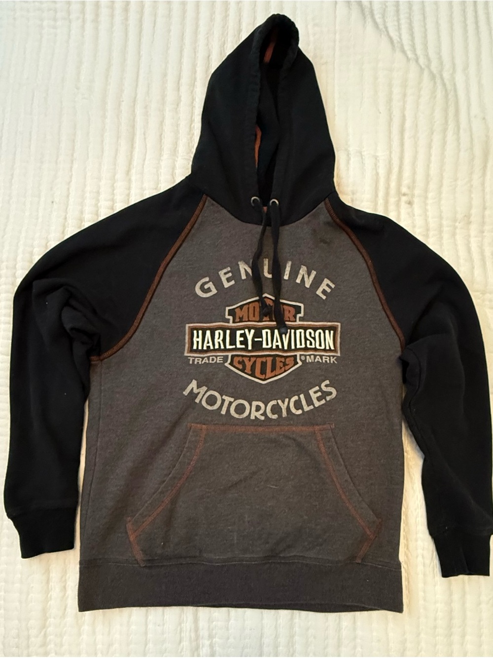 Harley-Davidson Genuine Motorcycles Pullover Hoodie – Size Small - Picture 11 of 13
